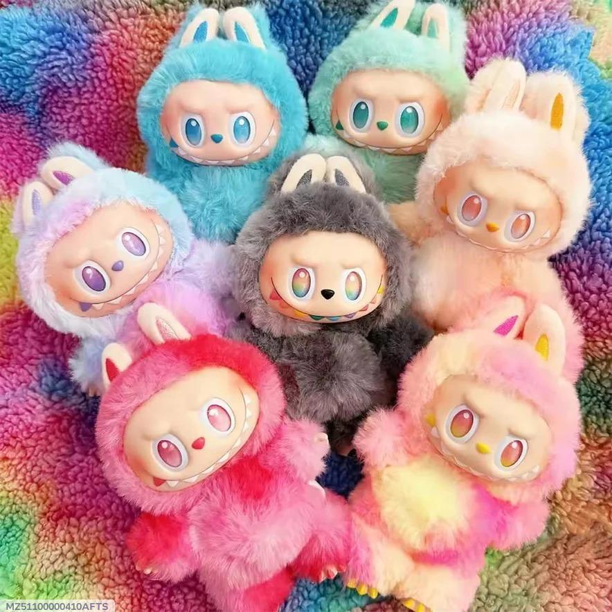 Multicolor Labubu Doll Plush Toy for Kids - 1 Pc
