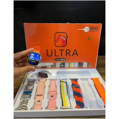 7-in-1 Ultra watch with 5 Straps