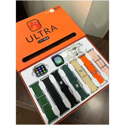 7-in-1 Ultra watch with 5 Straps