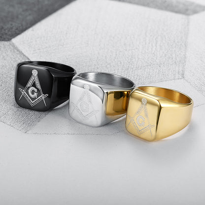 Black Titanium Masonic