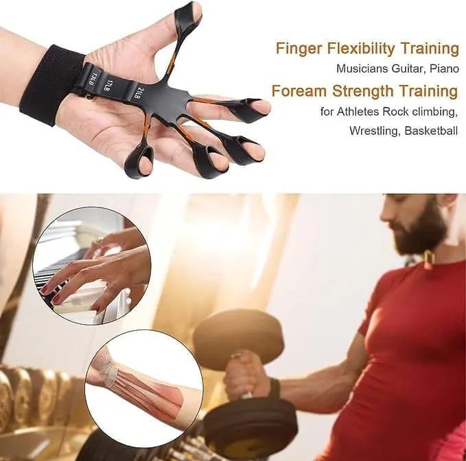 Hand & Finger Gripper Set Black 13-21LB