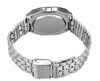 Digital Watch Silver 12-Hour Display