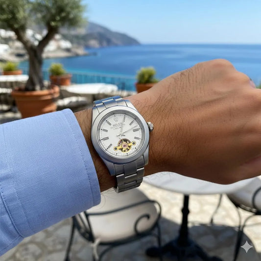 White Dial Water Resistant watch