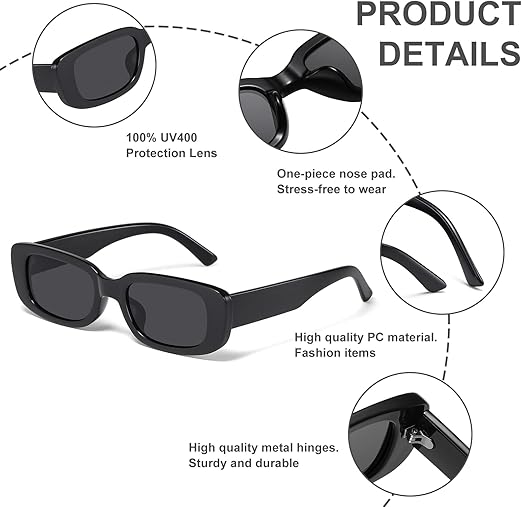 Sunglasses Black Plastic Mirror Coated