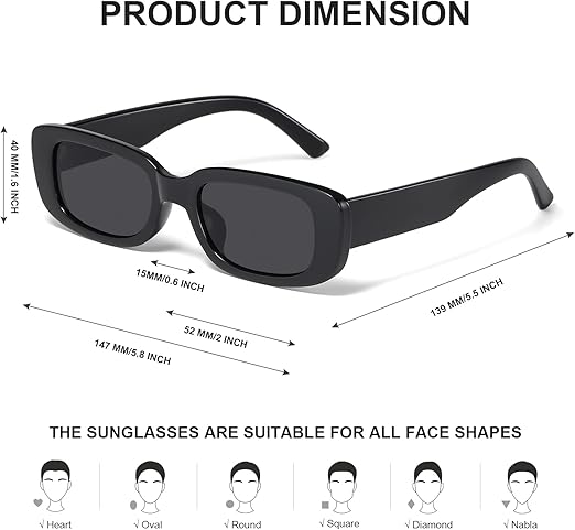 Sunglasses Black Plastic Mirror Coated