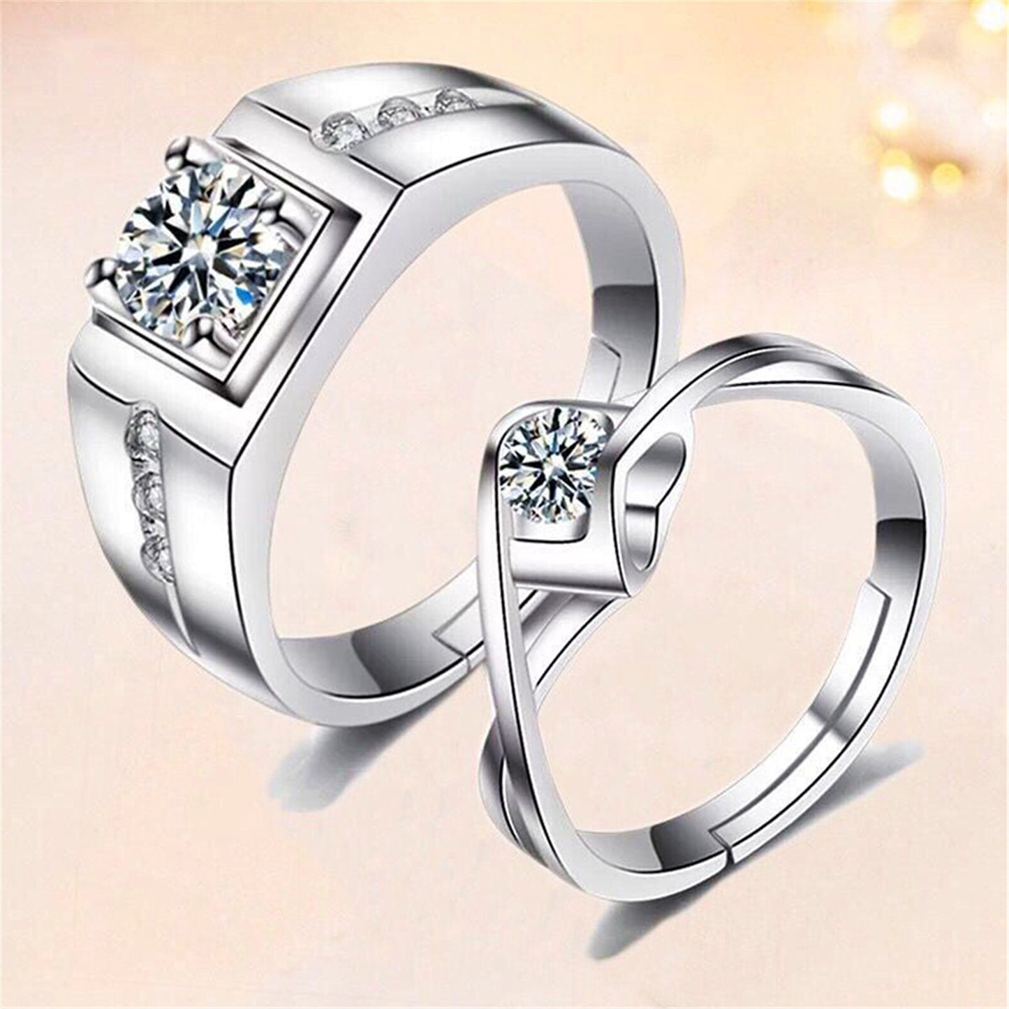 Wide Diamond sliver Ring