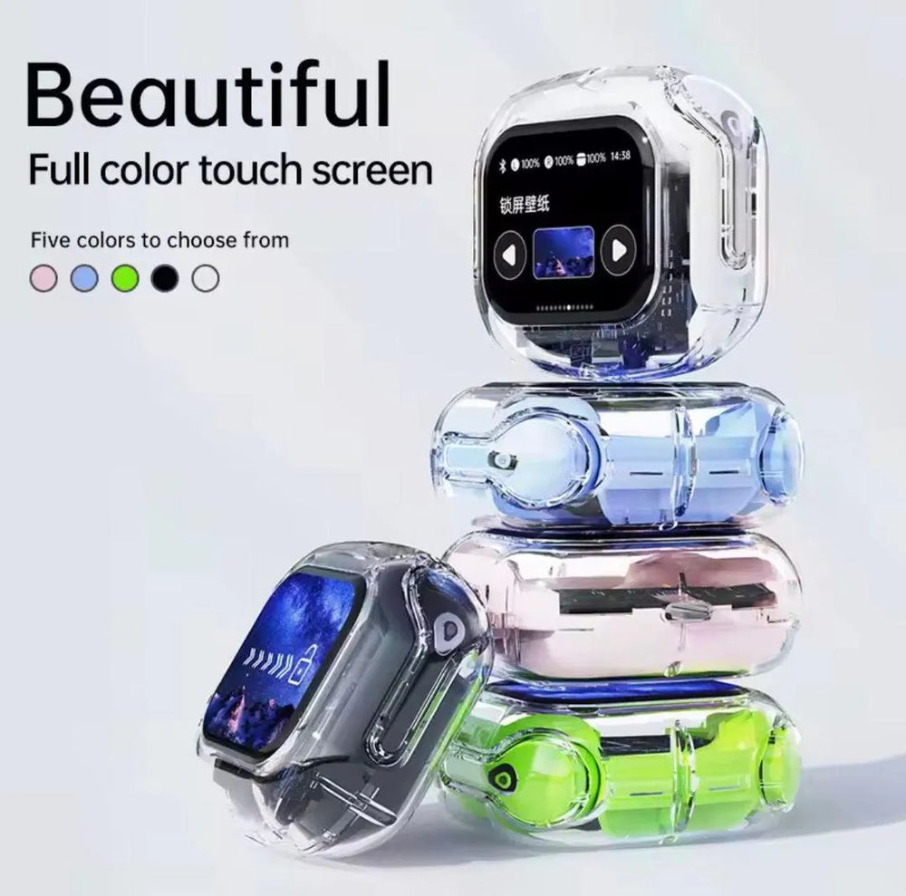 Wireless Transparent Earbuds with Smart Touch