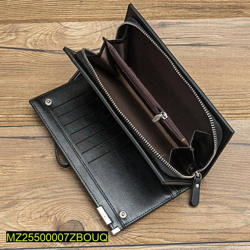 Women Black Leather Wallet